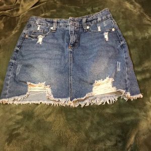 Target brand jean skirt